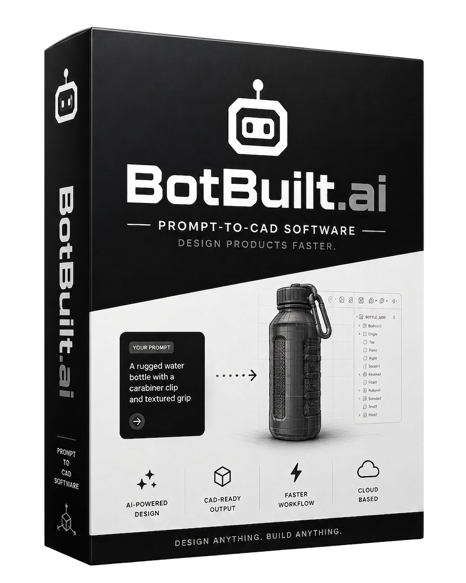 BotBuilt software box — prompt-to-CAD